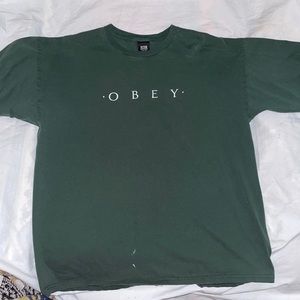 Green OBEY T-Shirt
